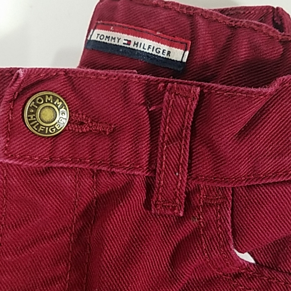 SOLD EBAY Tommy Hilfiger Burgundy Jeans Skinny 4T - Picture 5 of 5